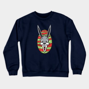 Easter Bunny and Egg Crewneck Sweatshirt